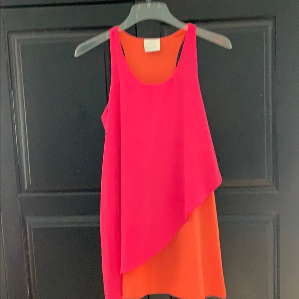 Coveted clothing brand long asymmetrical tank top